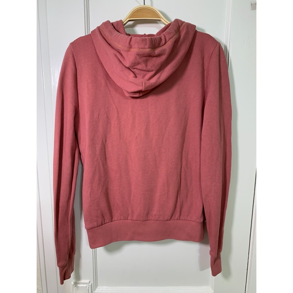 Victoria's Secret PINK Zip‎ Hoodie / Dusty Rose Logo Streetwear / Size S - Picture 5 of 11